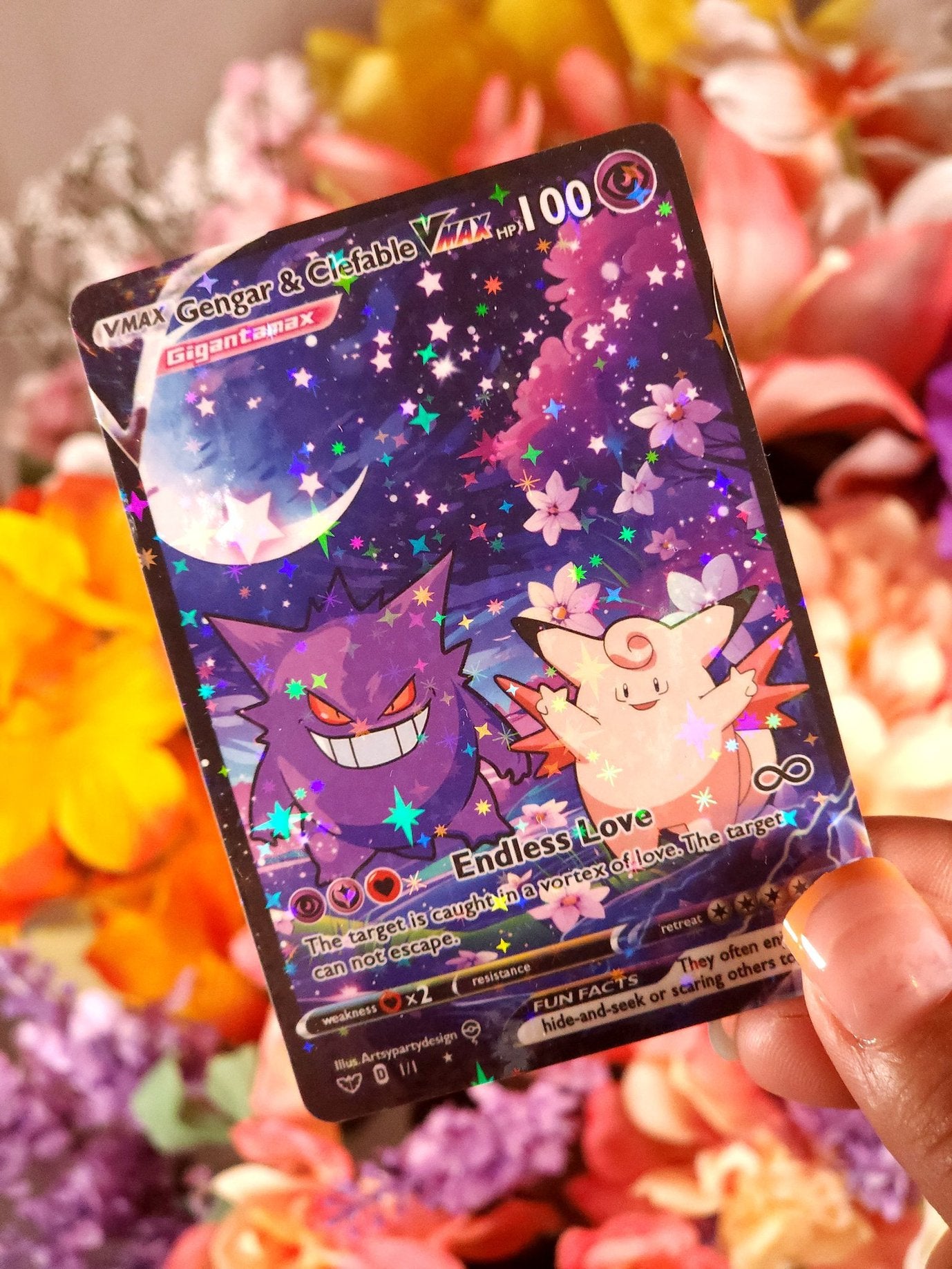 Gengar and Clefable Card | Pokémon Anniversary Card