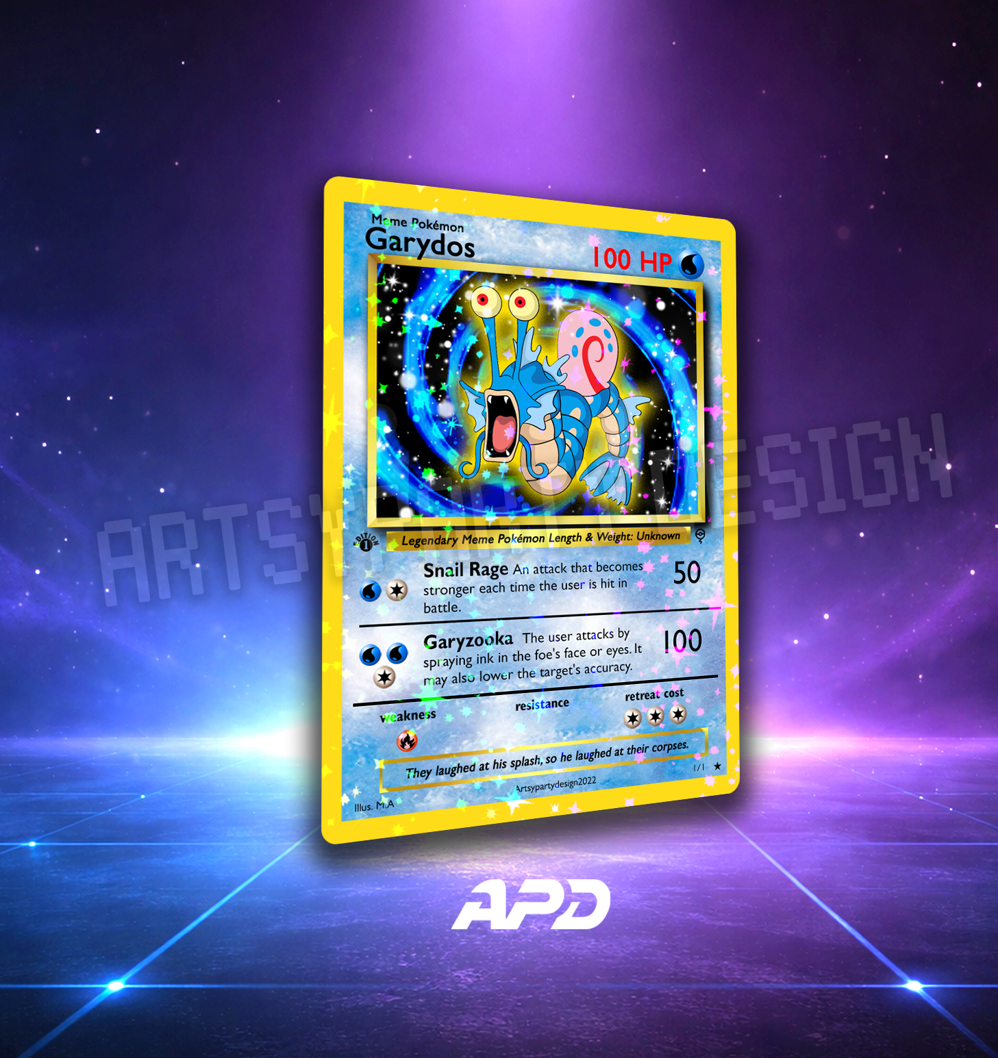 spongebob pokemon card Garydos Card, Patrick Starmie Pokemon card, Pokemon – Artsypartydesign Disney Lorcana Into the Color:White-Purple Sync to shop