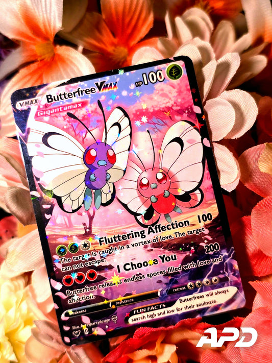 Butterfree Vmax - Anniversary Love Card