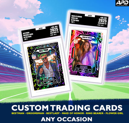 Groomsman Trading Card, Groomsman Draft Card, Groomsmen gift, Best Man Gift, Wedding Gift, Best Man Gift, Custom Sport Card