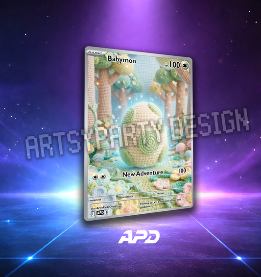 Crochet Egg Custom Pokemon Card, Amigurumi Custom Card , Baby Card, Pregnancy Card