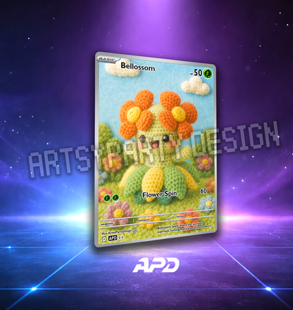 Crochet Custom Pokemon Card, Amigurumi Custom Card