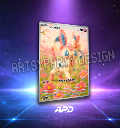 Crochet Custom Pokemon Card, Amigurumi Custom Card