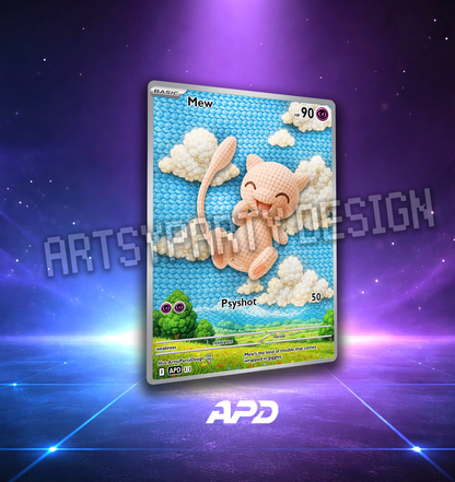 Crochet Custom Pokemon Card, Amigurumi Custom Card
