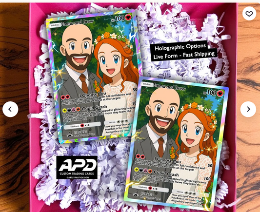 Custom Pokemon Card - - Re-Order ( Card Only Option)