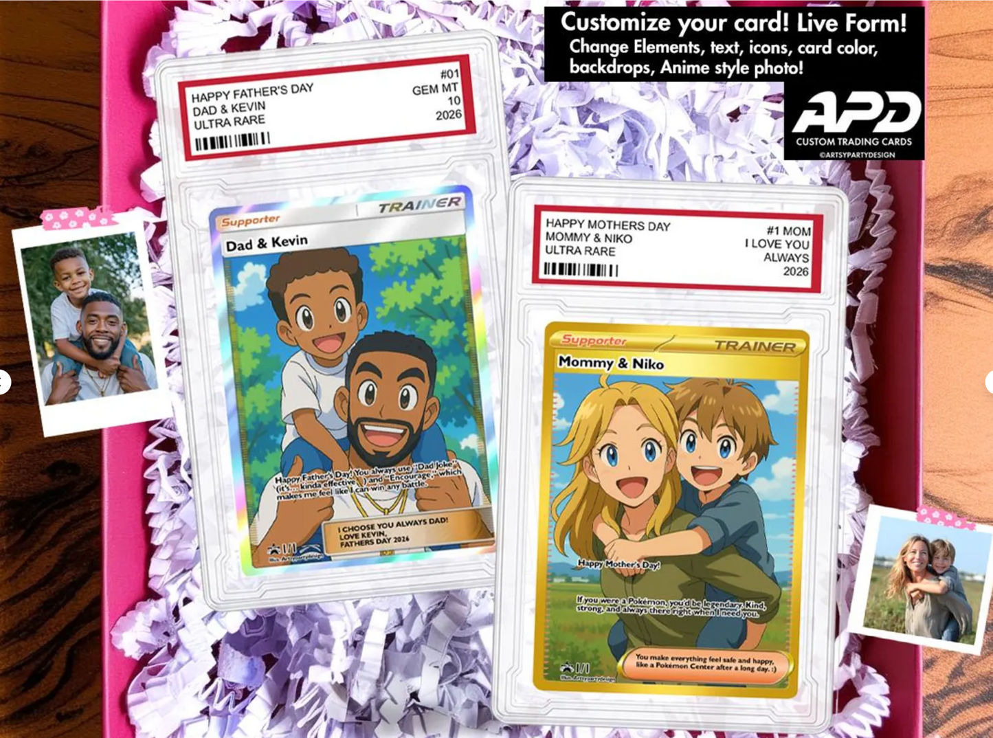 Custom Pokemon Card - Re-Order