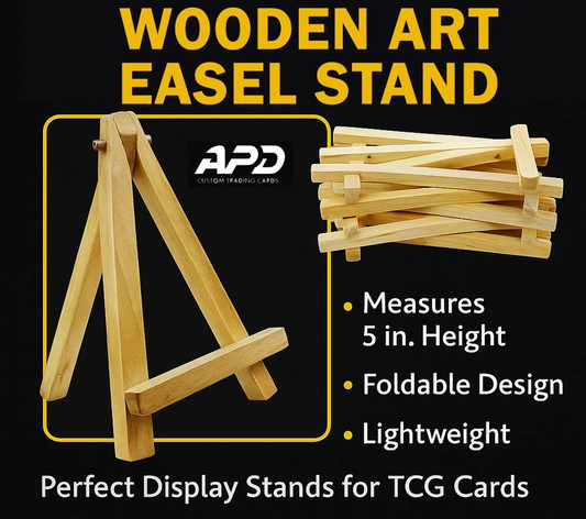Mini Wooden Easel Stand, Card Stand, Pokemon Stand for Card, Pokemon card holder, TCG Card Stand, TCG Card holder