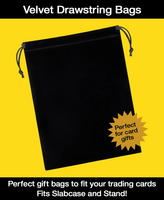 Velvet Black Pouches 5x7, Gift Bags, TCG Gift Bag, Drawstring Pouches